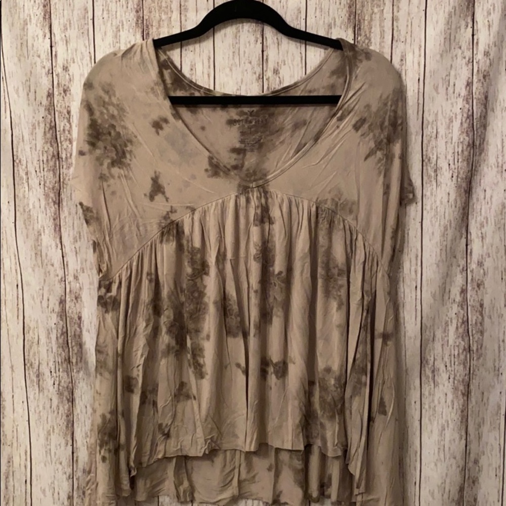 American eagle tie dye tee